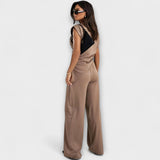Michela | Completo con top asimmetrico e pantaloni ampi