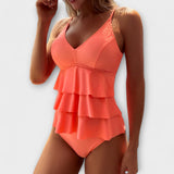 Eva | Costume da bagno elegante con volant
