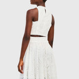 Lidia | Set elegante con top corto e gonna