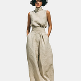 Maria | Completo minimalista con t-shirt e pantaloni lunghi