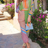 Alice | Camicia colorata in stile tropicale