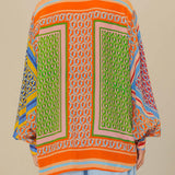 Alice | Camicia colorata in stile tropicale