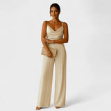 Melania | Tuta intera elegante con spalline sottili