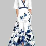 Enrica | Abito elegante in stile glamour da spiaggia