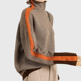 Fiorenza | Maglione a collo alto con motivo chevron