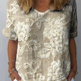 Bettina | Blusa a fiori dai toni tenui