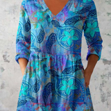 Erminia | Blusa lunga con scollo a V