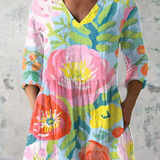 Lucilla | Blusa lunga con scollo a V