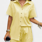 Nunzia | Completo comodo con camicia e pantaloncini