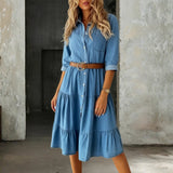 Roberta | Abito in jeans casual e raffinato