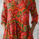 Aida | Blusa lunga con scollo a V