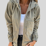 Zoe | Giacca morbida con zip