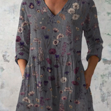 Maddalena | Blusa lunga con scollo a V