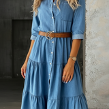 Roberta | Abito in jeans casual e raffinato