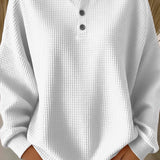 Aurelia | Maglione in maglia a nido d'ape con bottoni