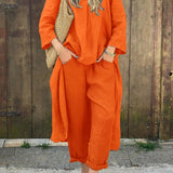 Lucilla | Completo drappeggiato elegante