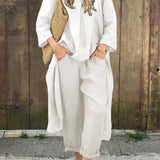 Lucilla | Completo drappeggiato elegante