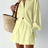 Licia | Completo con camicia e shorts leggeri