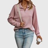 Nora | Maglione elegante con mezza zip
