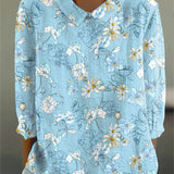 Agata | Blusa a fantasia floreale delicata