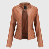 Giorgina | Giacca in pelle elegante da donna