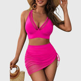 Caterina | Set bikini con gonna e pancia contenuta
