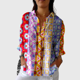 Annalisa | Blusa leggera e colorata con stampa