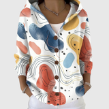 Manuela | Cardigan comodo in maglia con cappuccio