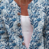 Ottavia | Cardigan con stampa floreale e bottoni