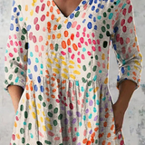 Graziana | Blusa lunga con scollo a V