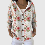 Debora | Cardigan comodo in maglia con cappuccio