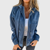 Zoe | Giacca morbida con zip