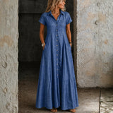 Paola | Abito lungo in jeans
