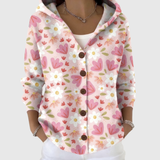 Grazia | Cardigan comodo in maglia con cappuccio