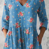 Ada | Blusa lunga con scollo a V