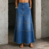 Nadia | Gonna midi in jeans