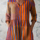 Nerina | Blusa lunga con scollo a V