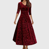 Nadia | Abito elegante in velluto per le feste