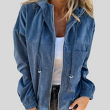 Zoe | Giacca morbida con zip