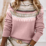 Carmela | Maglione con motivo norvegese