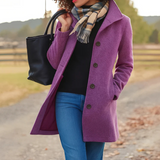 Iris | Cappotto con un bottone