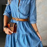 Roberta | Abito in jeans casual e raffinato