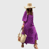 Azzurra | Abito lungo boho