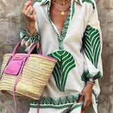 Stella | Mini abito estivo con stampa tropicale