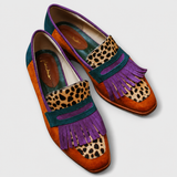 Elvira | Mocassino marrone leopardato