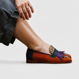 Elvira | Mocassino marrone leopardato