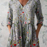 Iolanda | Blusa lunga con scollo a V