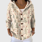 Giovanna | Cardigan comodo in maglia con cappuccio