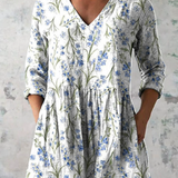 Mafalda | Blusa lunga con scollo a V