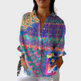 Agata | Blusa leggera e colorata con stampa